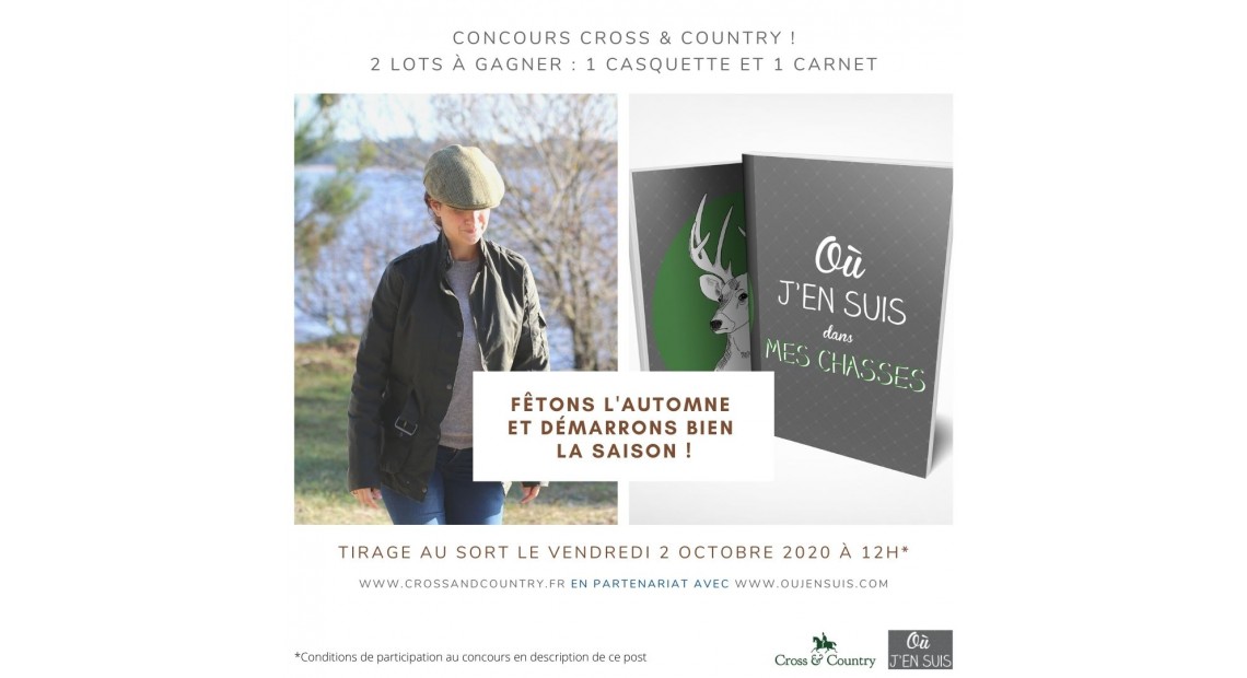 Concours Cross & Country sur Instagram et Facebook